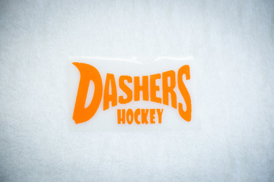 Dashersのロゴ文字ステッカー